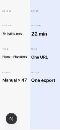 Comparison · Side by side — Spec sheet