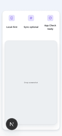 Feature · Icon row — Tech product page